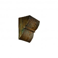 Декоративная консоль из полиуретана рустик EQ 017 classic темная 6х9